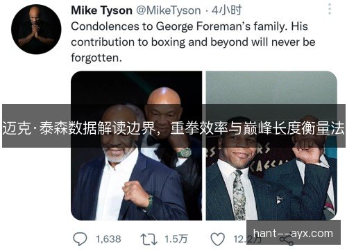 迈克·泰森数据解读边界，重拳效率与巅峰长度衡量法